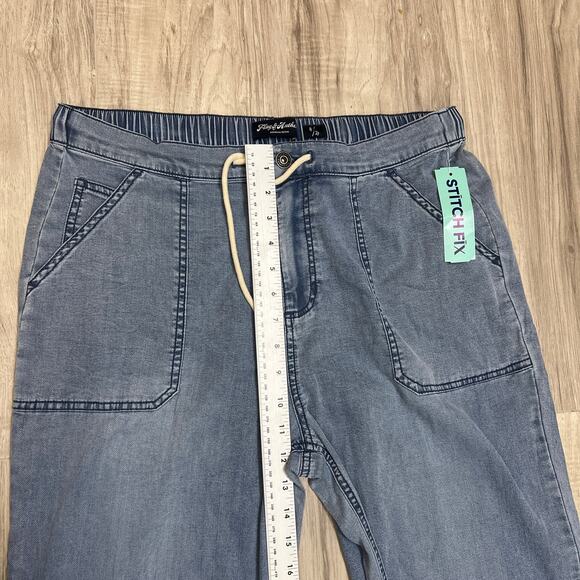 Flag & Anthem Bluffton Wide Leg Blue Jean Size 8 - Picture 7 of 11